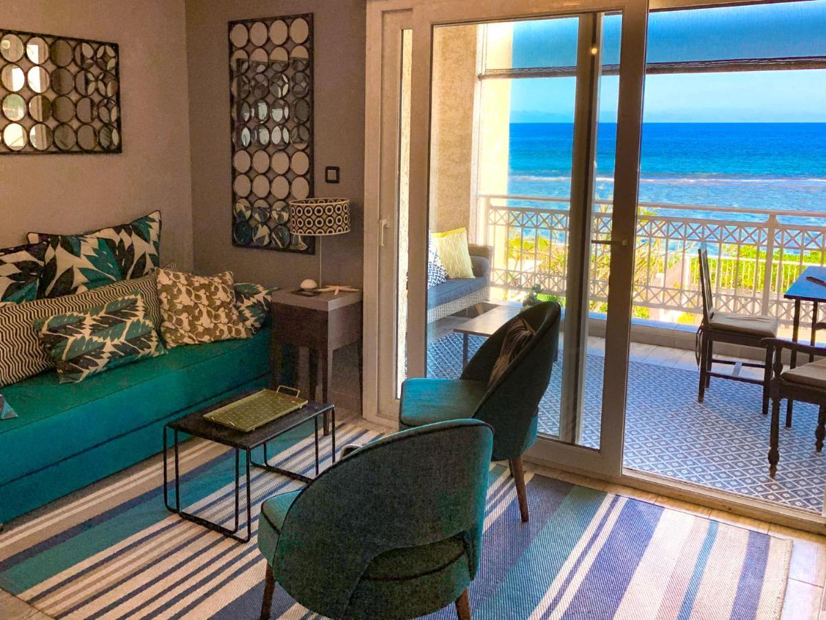 Le Petrel Blanc - Appartement Sur La Plage De La Souris Blanche Trois Bassins ภายนอก รูปภาพ