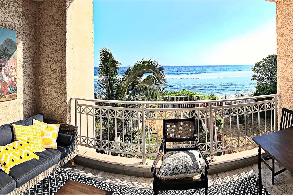 Le Petrel Blanc - Appartement Sur La Plage De La Souris Blanche Trois Bassins ภายนอก รูปภาพ