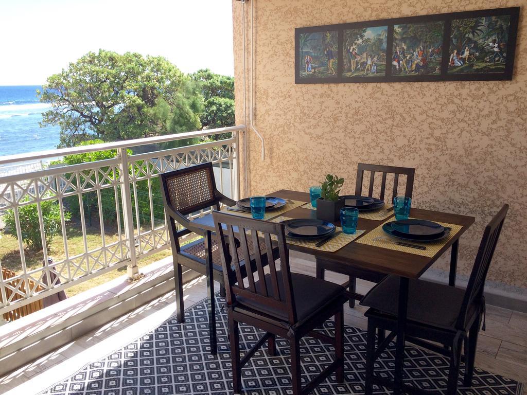 Le Petrel Blanc - Appartement Sur La Plage De La Souris Blanche Trois Bassins ภายนอก รูปภาพ