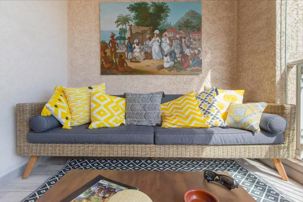 Le Petrel Blanc - Appartement Sur La Plage De La Souris Blanche Trois Bassins ภายนอก รูปภาพ