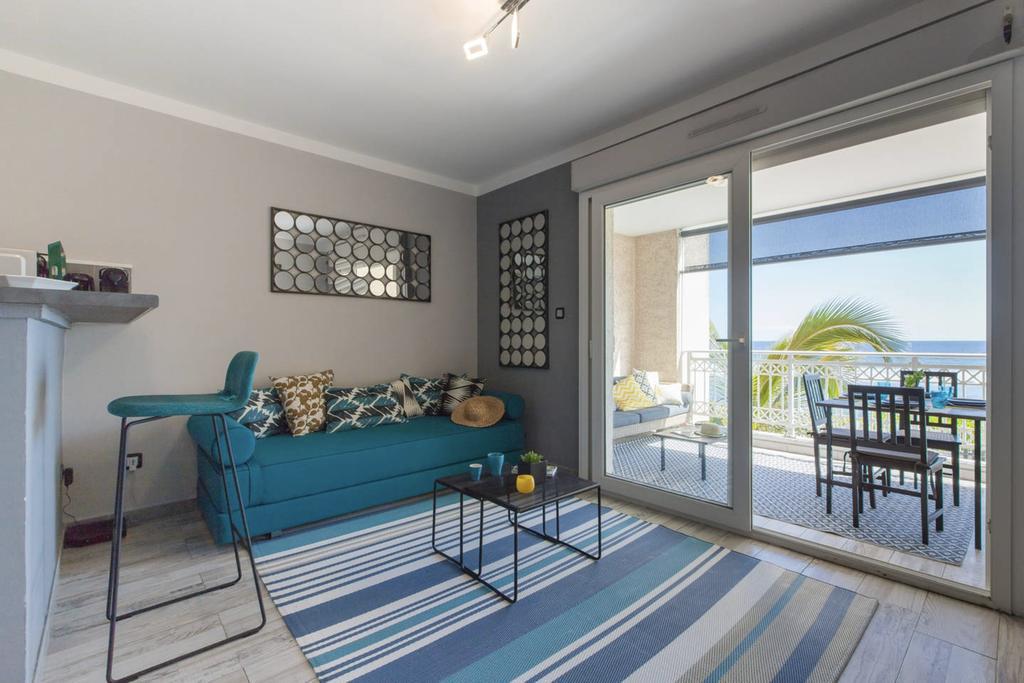 Le Petrel Blanc - Appartement Sur La Plage De La Souris Blanche Trois Bassins ภายนอก รูปภาพ