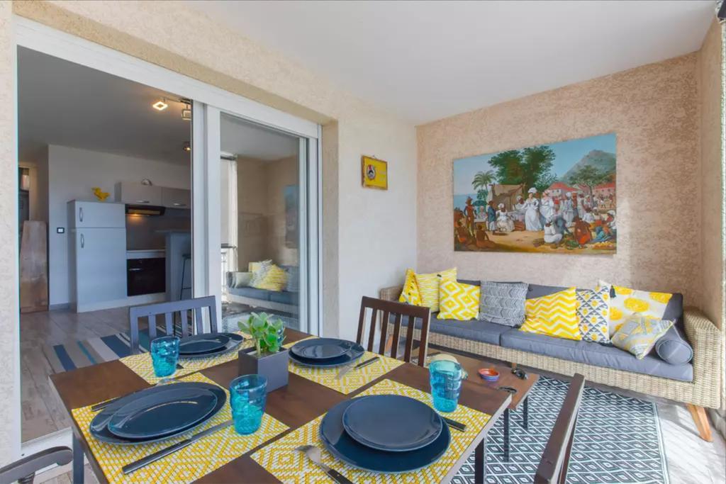 Le Petrel Blanc - Appartement Sur La Plage De La Souris Blanche Trois Bassins ภายนอก รูปภาพ